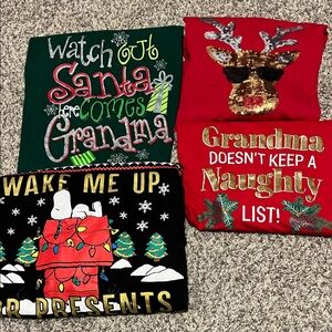 Holiday shirts (4) various brands